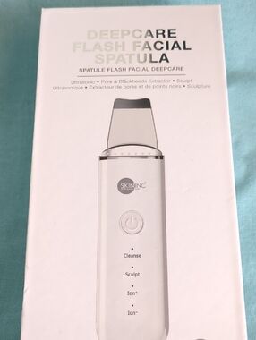 NIB Deepcare Facial Spatula Ultrasonic | Sculpt | Pore & Blackhead Extractor